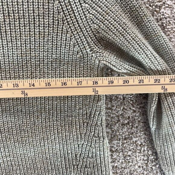 J Jill Sweater Womens Small Grey Striped Long Sleeve Pullover Preppy Casual Crew - Picture 8 of 12